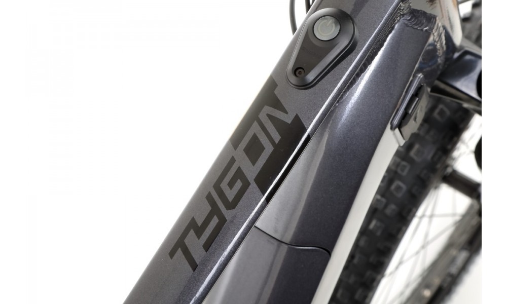 Rower górski elektryczny Kellys Tygon R90  - szary-czarny