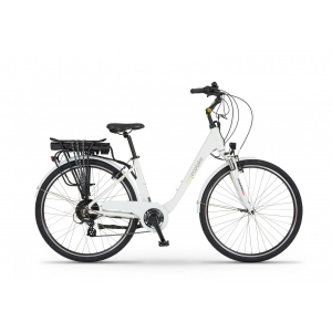 Rower miejski elektryczny Ecobike Traffic White 2022 13AH 17" 1