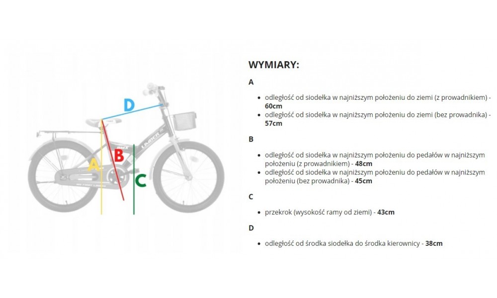 Rower dziecięcy Limber 16 Boy 