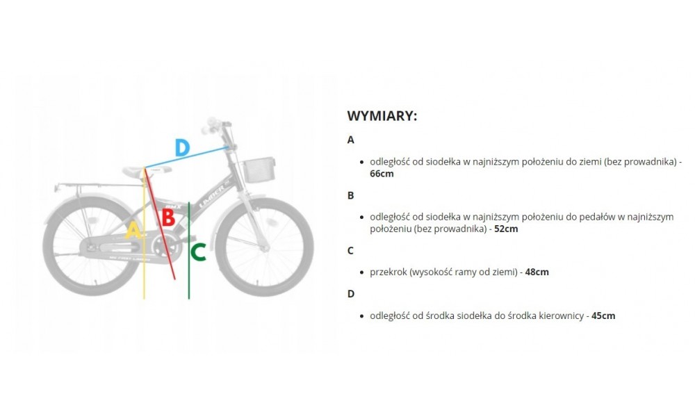 Rower dziecięcy Limber 20 Boy