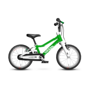 Rower dziecięcy Woom 2 14" 2022 - zielono-biały