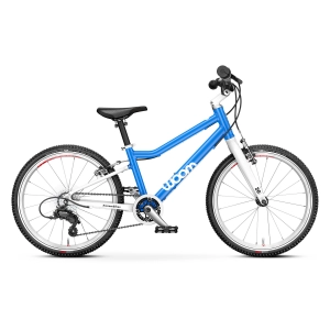 Rower dziecięcy Woom 4 20" MicroShift 2022 - niebiesko-biały 1