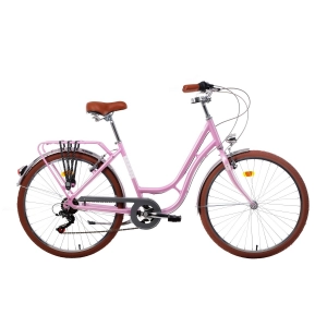 Rower miejski Romet Luiza Eco 26 2022-18" - różowy