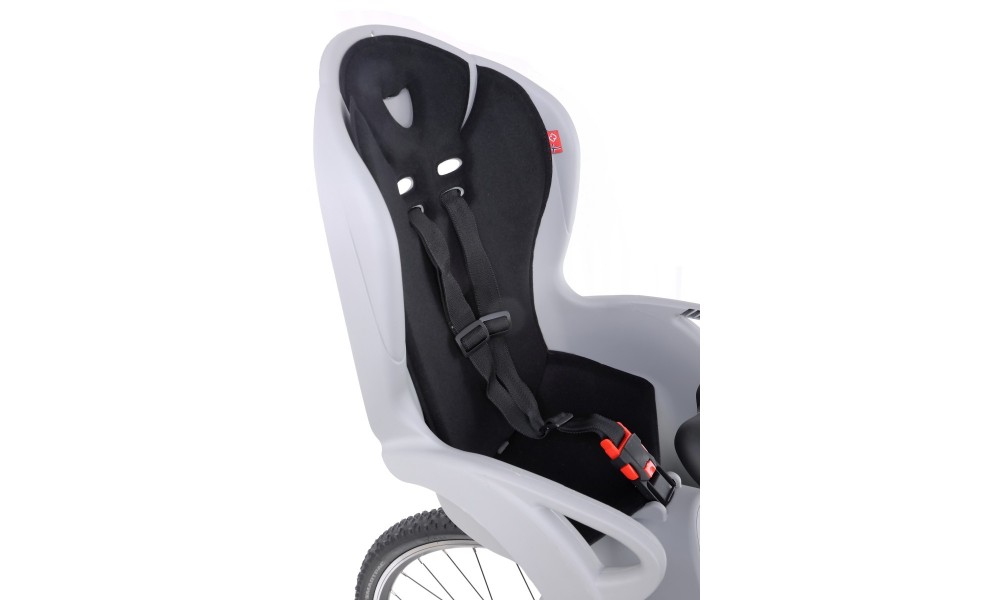 Fotelik Hamax Kiss na ramę szaro-czarny