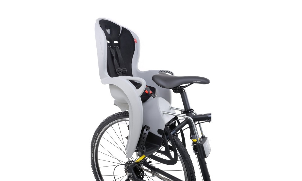 Fotelik Hamax Kiss na ramę szaro-czarny