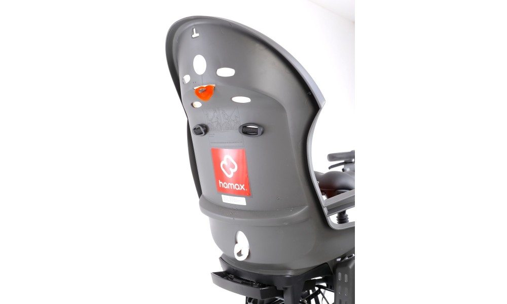 Fotelik Hamax Siesta na ramę z reg. oparcia szaro-pomarańczowy