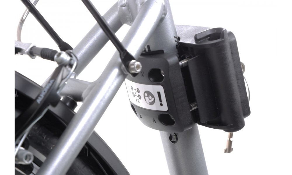 Fotelik Hamax Siesta na ramę z reg. oparcia szaro-pomarańczowy