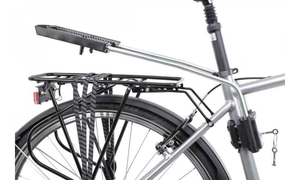 Fotelik Hamax Siesta na ramę z reg. oparcia szaro-pomarańczowy