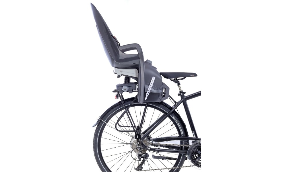 Fotelik Hamax Caress na bagażnik z reg. oparcia ciemnoszaro-czerwony