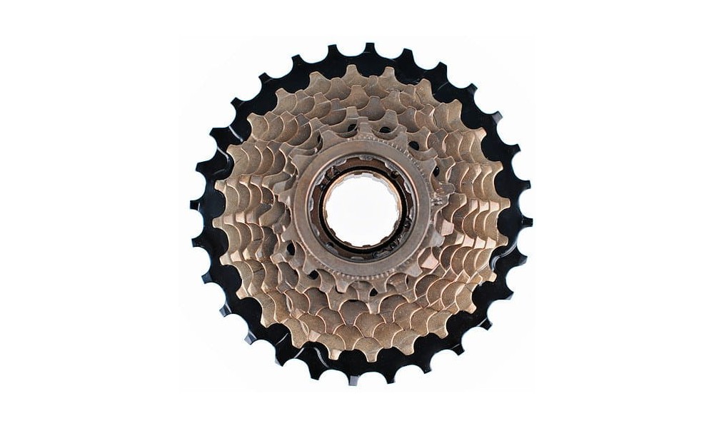 Wolnobieg Prox 7-rz. 14-28T brązowo-czarny