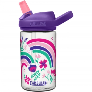 Butelka CamelBak Eddy+Kids 400ml - przezroczysto-fioletowy wzór