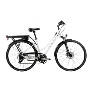 Rower trekkingowy elektryczny Romet Gazela 1 RM 2022 biały-czarny 1