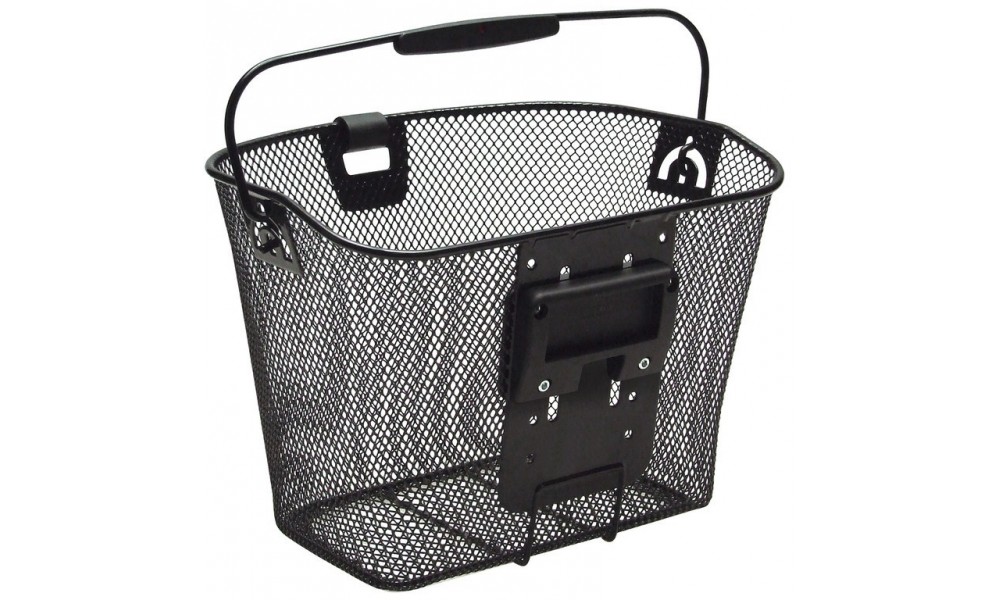 Koszyk rowerowy na przód Klickfix Uni czarny