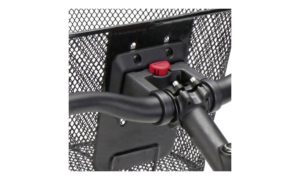 Koszyk rowerowy na przód Klickfix Uni czarny
