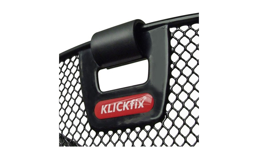 Koszyk rowerowy na przód Klickfix Uni czarny