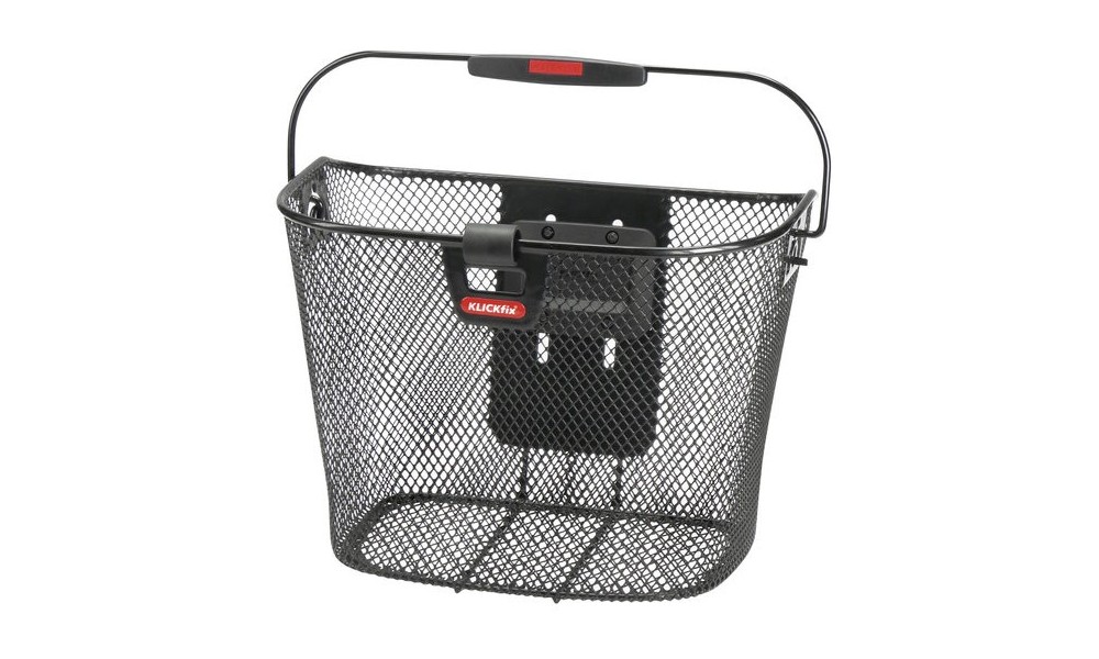 Koszyk rowerowy na przód Klickfix Uni czarny