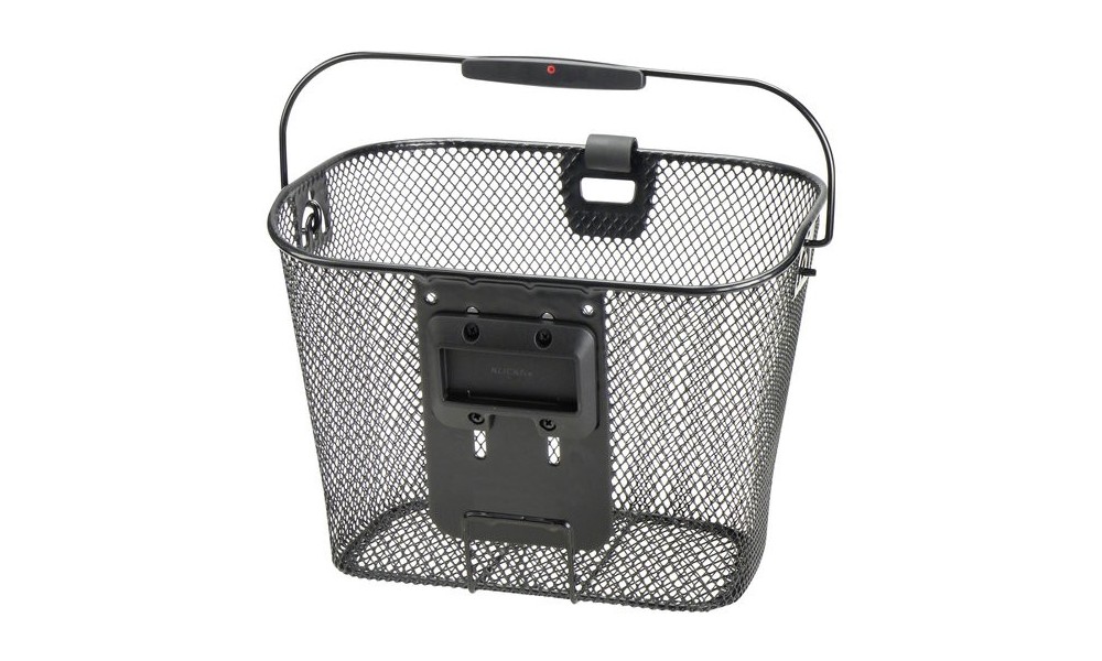 Koszyk rowerowy na przód Klickfix Uni czarny