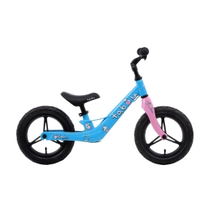 Rower dziecięcy biegowy Tabou Mini Run 12 Magnez 2020 - niebieski-różowy-biały 1