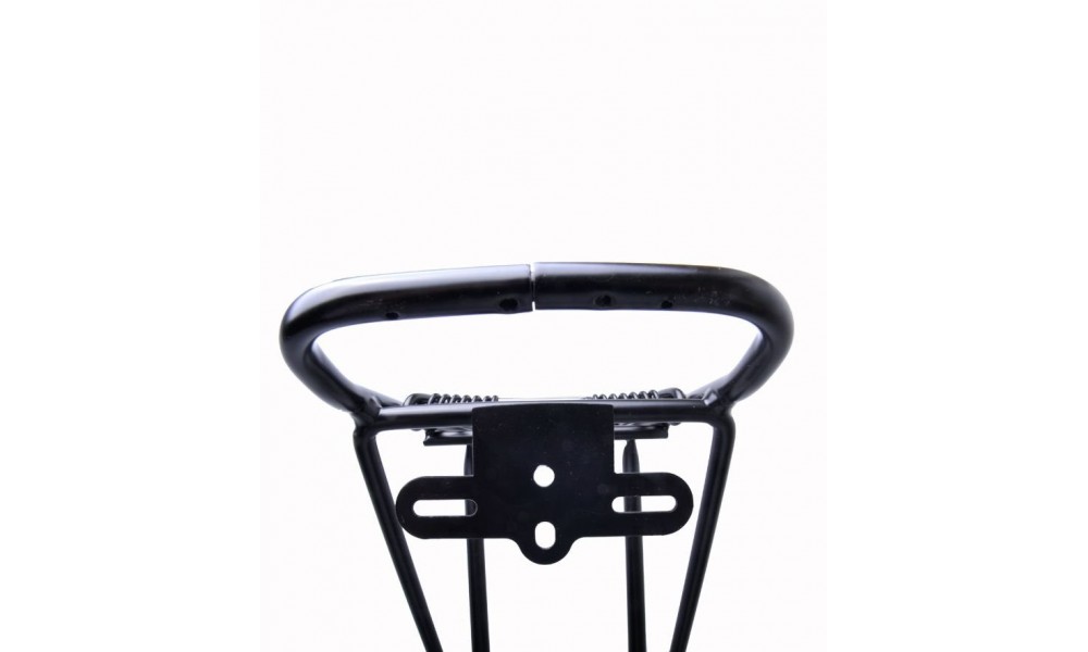 Bagażnik tył regul. 24"-26"-28" alu czarny do sakw