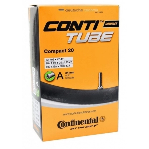 Dętka Continental Compact 20x1 1/4-1,75 32/47-406 AV