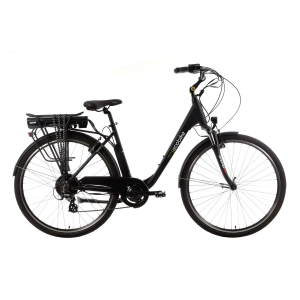 Rower miejski elektryczny Ecobike Traffic Black 2022 16AH - rozmiar 19" 1