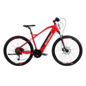 Rower górski elektryczny Ecobike SX4 2022 czerwony-19cali-bateria 13AH 1