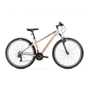 Rower górski Romet Rambler R9.0 2023 szaro-czarno-pomarańczowy
