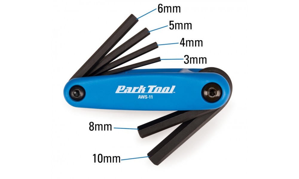 Klucze imbusowe PARK TOOL AWS-11 6 funkcji
