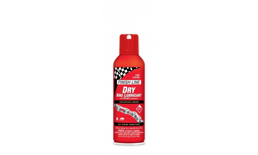 Olej do łańcucha Finish Line DRY TEFLON PLUS aerozol 240ml
