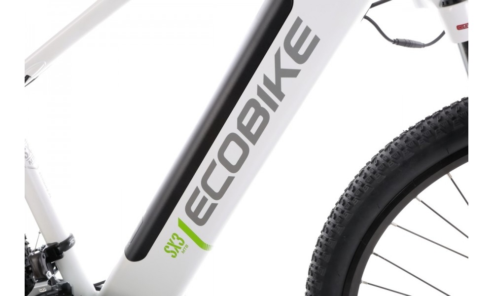 Rower górski elektryczny Ecobike SX3 - biały