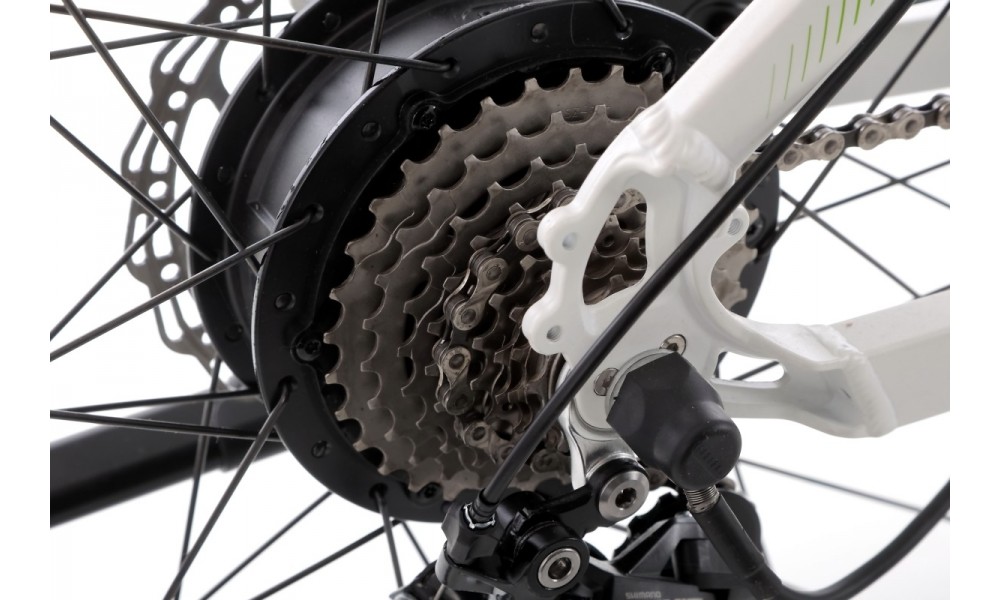 Rower górski elektryczny Ecobike SX3 - biały