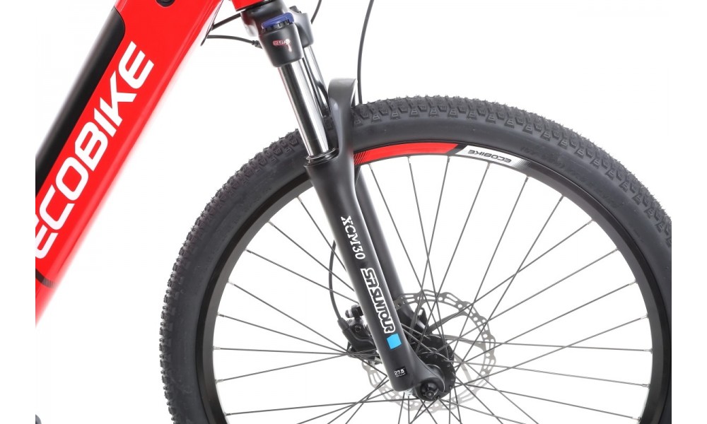 Rower górski elektryczny Ecobike SX4 - czerwony