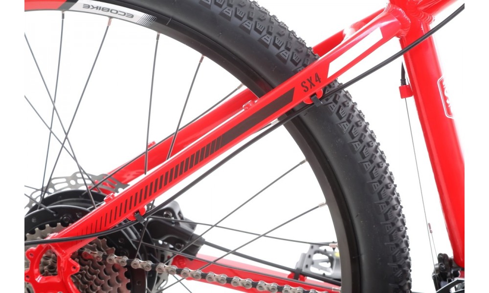 Rower górski elektryczny Ecobike SX4 - czerwony