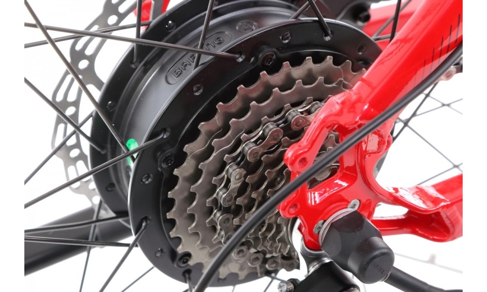 Rower górski elektryczny Ecobike SX4 - czerwony