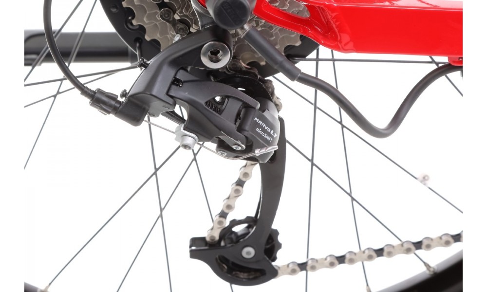 Rower górski elektryczny Ecobike SX4 - czerwony