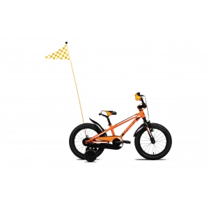 Rower dziecięcy Unibike Viking 2023 pomarańczowy-czarny 1