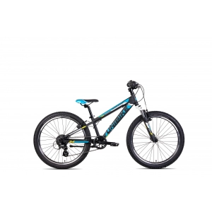 Rower młodzieżowy Unibike Raptor 2023 czarny-niebieski