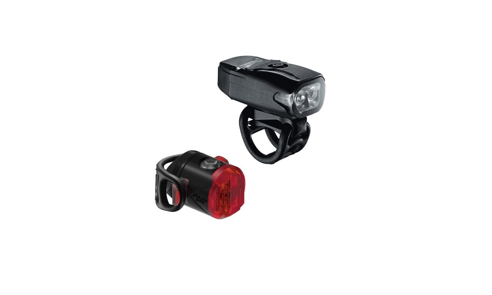 Zestaw lampek rowerowych LEZYNE led ktv drive/femto usb czarny