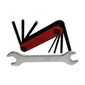 Klucze do montażu roweru Azimut 7w1 + płaski 14/15 1