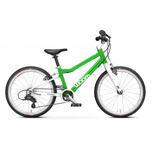Rower dziecięcy Woom 4 20" MicroShift 2023 - zielono-biały