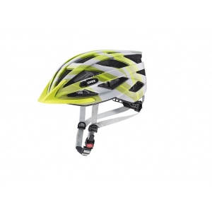 Kask rowerowy Uvex Air Wing CC - szaro-limonkowy 1