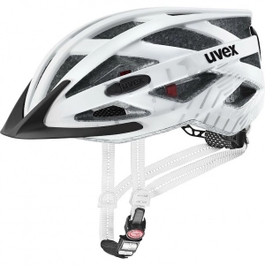 Kask rowerowy Uvex City i-vo biało-czarny