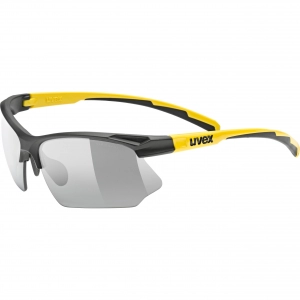 Okulary Uvex Sportstyle 802 vario - czarno-żółty