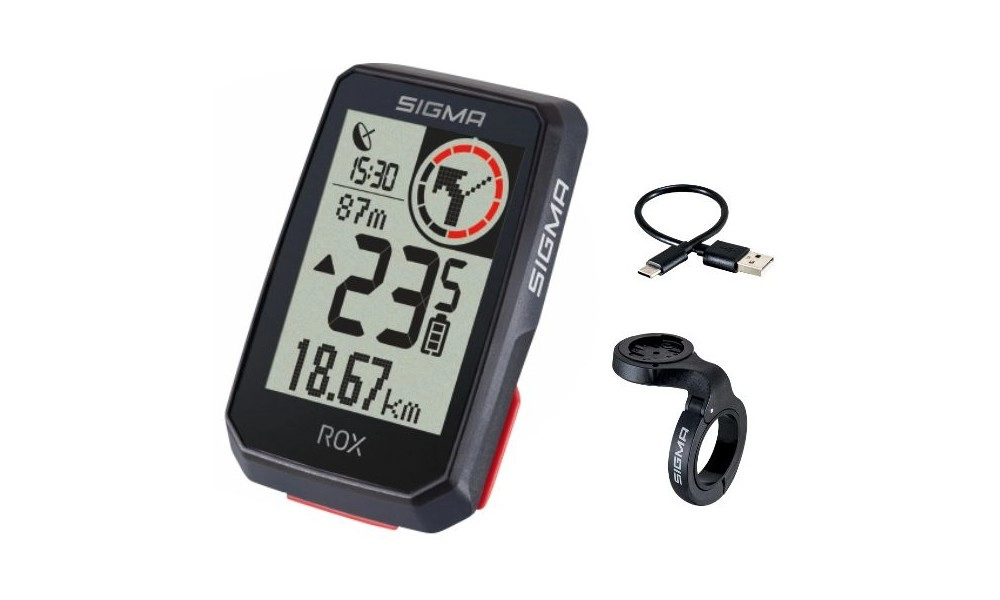 Licznik Sigma Rox 2.0 GPS black top mount set