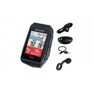 Licznik Sigma Rox 11.1 Evo GPS HR Set czarny 1
