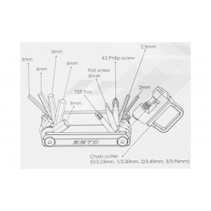 Klucze zestaw Beto BT-338-15w1 2