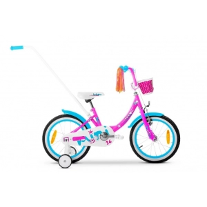 Rower dziecięcy Tabou Mini Alu 14 2023 różowo-niebieski