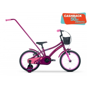 Rower dziecięcy Tabou Mini Alu Lite 18-2022 - fioletowy-różowy