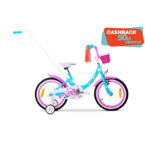 Rower dziecięcy Tabou Mini Alu 16 2022 - niebieski-różowy