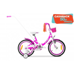Rower dziecięcy Tabou Mini Alu 16 2022 - różowo-fioletowy